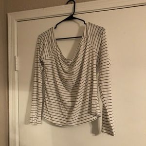 Black cropped long sleeve